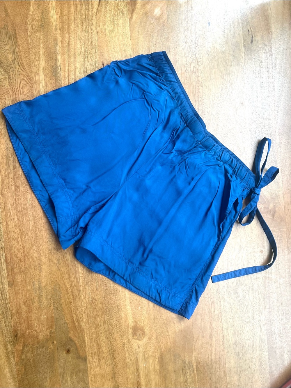 Helmut Lang Luxe Lounge Shorts Cobalt Blue